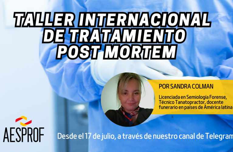 Telegram | Taller internacional de tratamiento post mortem